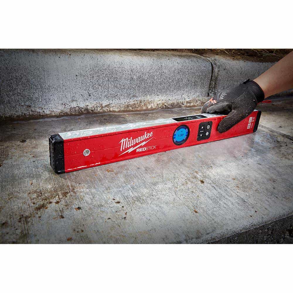 Milwaukee MLDIG24 24 in. Redstick Digital Box Level with Pin-Point Measurement Technology