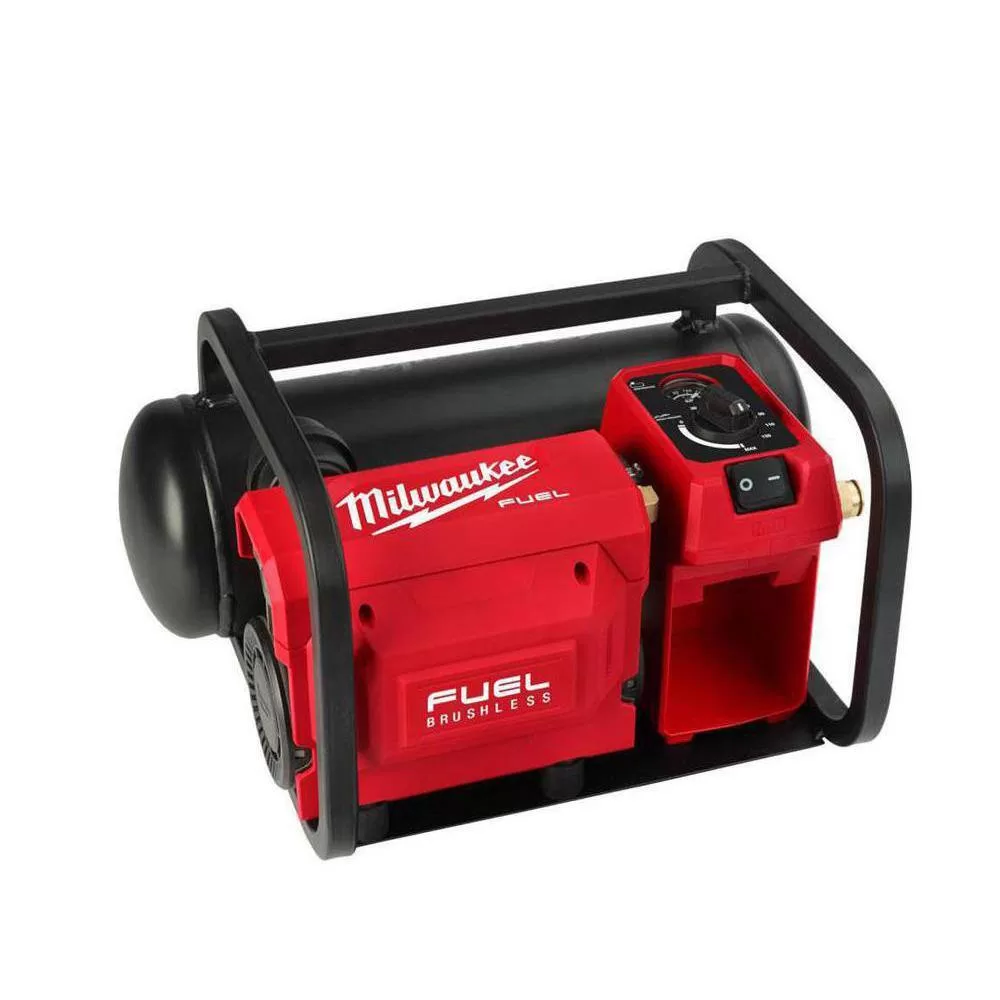 Milwaukee 2840-20 M18 FUEL 18-Volt Lithium-Ion Brushless Cordless 2 Gal. Electric Compact Quiet Compressor (Tool-Only)