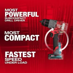 Milwaukee 3403-22-2488-20 M12 FUEL 12V Lithium-Ion Brushless Cordless 1/2 in. Drill Driver Kit w/M12 Soldering Iron
