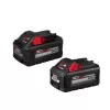 Milwaukee M18 18-Volt Lithium-Ion HIGH OUTPUT XC 8.0 Ah and 6.0 Ah Battery (2-Pack)