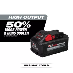 Milwaukee M18 18-Volt Lithium-Ion HIGH OUTPUT XC 8.0 Ah and 6.0 Ah Battery (2-Pack)