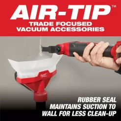 Milwaukee 49-90-2022-0980-20 AIR-TIP 1-1/4 in. to 2-1/2 in. Dust Collector and M12 AIR-TIP Wet/Dry Shop Vacuum Utility Nozzle Attachments