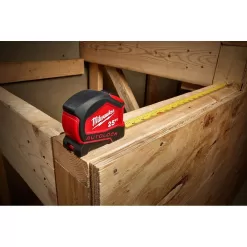 Milwaukee 48-22-6825-4X 25 ft. Compact Auto Lock Tape Measure (4-Pack)