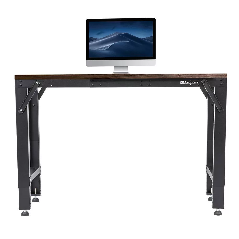 Montezuma MSF4829B 4 ft. to 6 ft. Adjustable Steel Workbench Frame