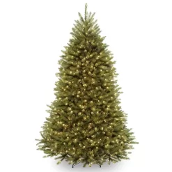 National Tree Company DUH3-D30-70 7 ft. Dunhill Fir Hinged Tree with 650 Dual Color LED Lights and PowerConnect