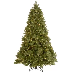 National Tree Company PEDD1-312-65 6-1/2 ft. Feel Real Downswept Douglas Fir Hinged Artificial Christmas Tree with 650 Clear Lights