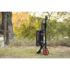 Nexgrill 720-1075B Daytona 2-Burner 21 in. Propane Gas Griddle with Foldable Cart in Black