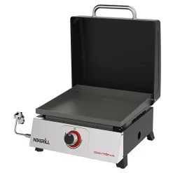 Nexgrill 820-0081 Daytona 1-Burner 17 in. Propane Gas Table Top Griddle in Black