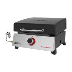Nexgrill 820-0081 Daytona 1-Burner 17 in. Propane Gas Table Top Griddle in Black