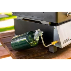 Nexgrill 820-0081 Daytona 1-Burner 17 in. Propane Gas Table Top Griddle in Black