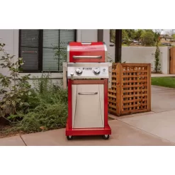 Nexgrill 720-0864R Deluxe 2-Burner Propane Gas Grill in Red
