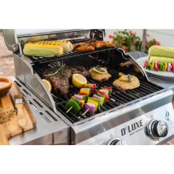 Nexgrill 720-0864R Deluxe 2-Burner Propane Gas Grill in Red