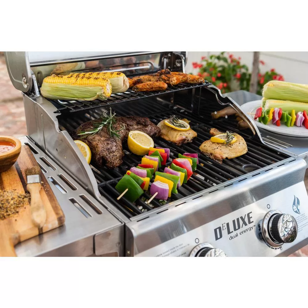Nexgrill 720-0864R Deluxe 2-Burner Propane Gas Grill in Red