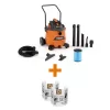 RIDGID HD1800C 16 Gallon 6.5-Peak HP NXT Wet/Dry Shop Vacuum, Fine Dust Filter, Locking Hose, Accessories and 2pk Dust Collection Bags