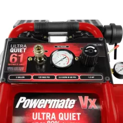 Powermate SAC22HPP 2 Gal. 125 PSI 1 HP Ultra Quiet Oil Free Electric Air Compressor