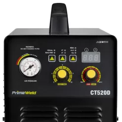 PrimeWeld CT520D 50 Amp Plasma Cutter, 200A TIG/Stick Welder Combo Machine 1/2 in. Clean Cut, 110/220-Volt CT520D