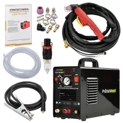 PrimeWeld CUT50DP 50 Amp Pilot Arc Plasma Cutter 1/2 in. Clean Cut 110-Volt/220-Volt DC Cutting Machine All Metals
