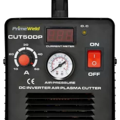 PrimeWeld CUT50DP 50 Amp Pilot Arc Plasma Cutter 1/2 in. Clean Cut 110-Volt/220-Volt DC Cutting Machine All Metals