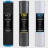 PRO+AQUA FC-PK19-100E ELITE GEN2 Whole House Replacement Filter Set, Heavy Metals Well Water - Sediment, KDF/Blend, Carbon Infused Cartridges