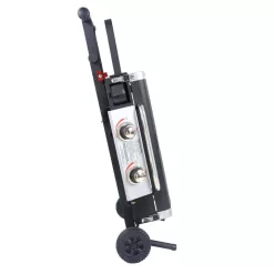 Razor GGC2030M 25 in. 2-Burner Portable Propane Gas Griddle with Lid and Folding Cart in Black