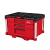 Milwaukee 48-22-8447 PACKOUT 22 in. Modular 3-Drawer Multi Drawer Tool Box with Metal Reinforced Corners and 50 lbs. Capacity