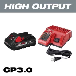 Milwaukee 0880-20-48-59-1835 M18 18-Volt 2 Gal. Lithium-Ion Cordless Wet/Dry Vacuum W/ 3.0 Ah Battery and Charger