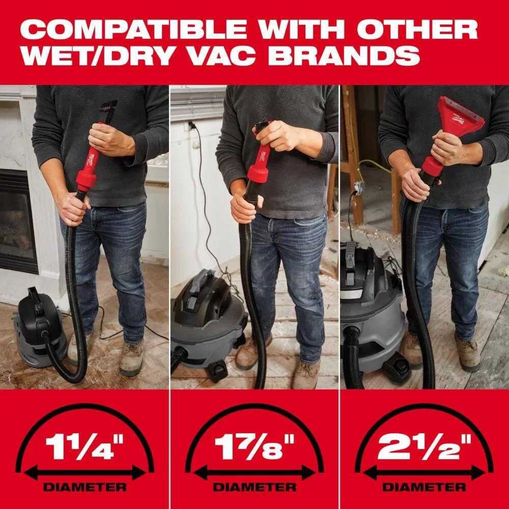 Milwaukee 0910-20-49-90-2030-49-90-2040 M18 FUEL 6 Gal. Cordless Wet/Dry Shop Vacuum
