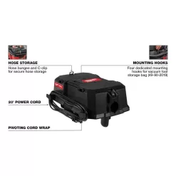 Milwaukee 0931-20 6.5 Peak HP Wet/Dry Shop Vacuum Motor Head