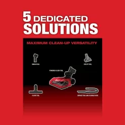 Milwaukee 0940-20-48-11-1850 M18 FUEL 18-Volt Lithium-Ion Brushless .25 Gal. Cordless Jobsite Vacuum with (1) M18 5.0 Ah Battery