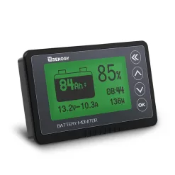 Renogy RBM500-G1 500 Amp Universal Battery Monitor, High and Low Voltage Programmable Alarm