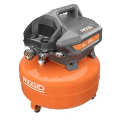 RIDGID R350RHF-OF60150HB 6 Gal. Portable Electric Pancake Air Compressor with Pneumatic 21-Degree 3-1/2 in. Round Head Framing Nailer