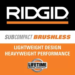 RIDGID R87701B 18V SubCompact Brushless Cordless 3/8 in. Right Angle Drill (Tool Only)