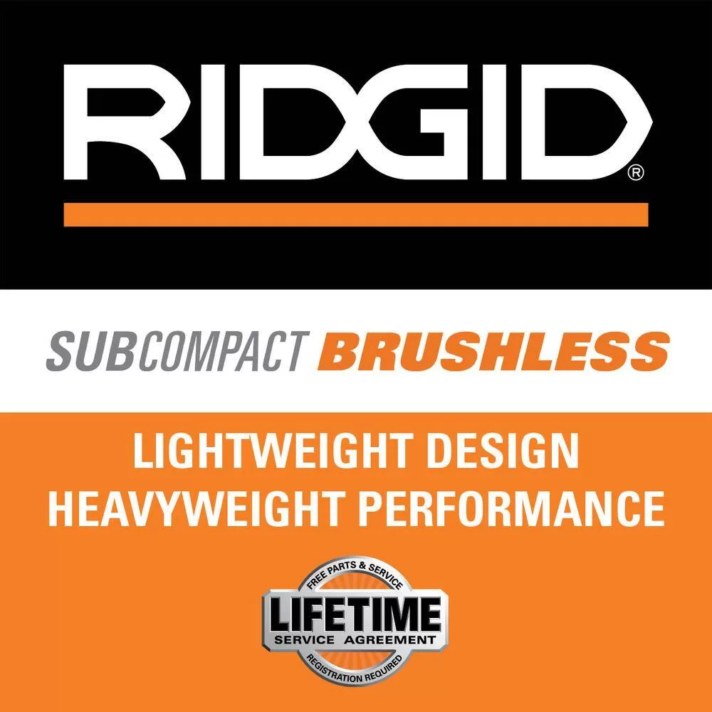 RIDGID R87701B 18V SubCompact Brushless Cordless 3/8 in. Right Angle Drill (Tool Only)