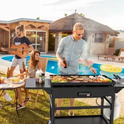 Royal Gourmet GB4002 4-Burner 36 in. Flat Top Propane Griddle Gas Grill for Outdoor Events, Camping and BBQ
