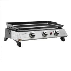 Royal Gourmet PD1300 Portable 3-Burner Built-in Propane Gas Grill in Stainless Steel