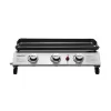 Royal Gourmet PD1300 Portable 3-Burner Built-in Propane Gas Grill in Stainless Steel