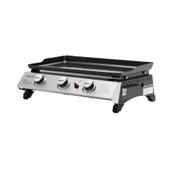 Royal Gourmet PD1300 Portable 3-Burner Built-in Propane Gas Grill in Stainless Steel