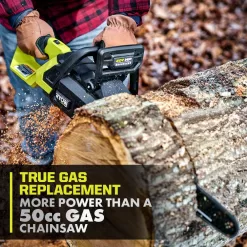 RYOBI RY405011BTL 40V HP Brushless 20 in. Battery Chainsaw (Tool-Only)