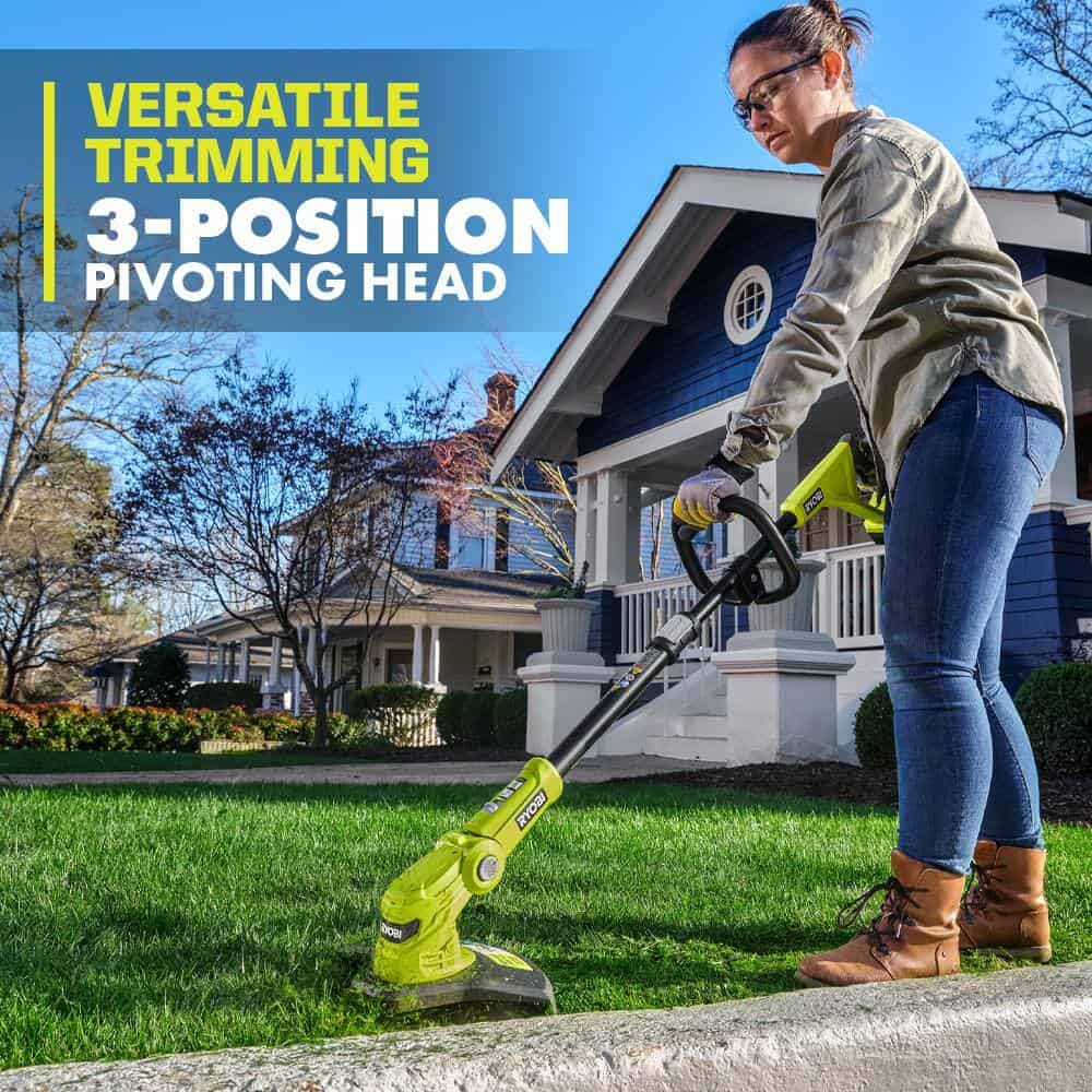 RYOBI P20160 ONE+ 18V 12 in. Cordless Mower with 4.0 Ah Battery and Charger