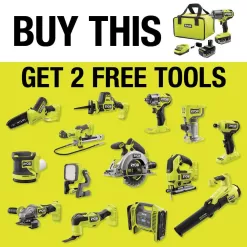 RYOBI PBLIW01K2 ONE+ HP 18V Brushless Cordless 4-Mode 1/2 in. High Torque Impact Wrench Kit with (2) 4.0 Ah Batteries and Charger