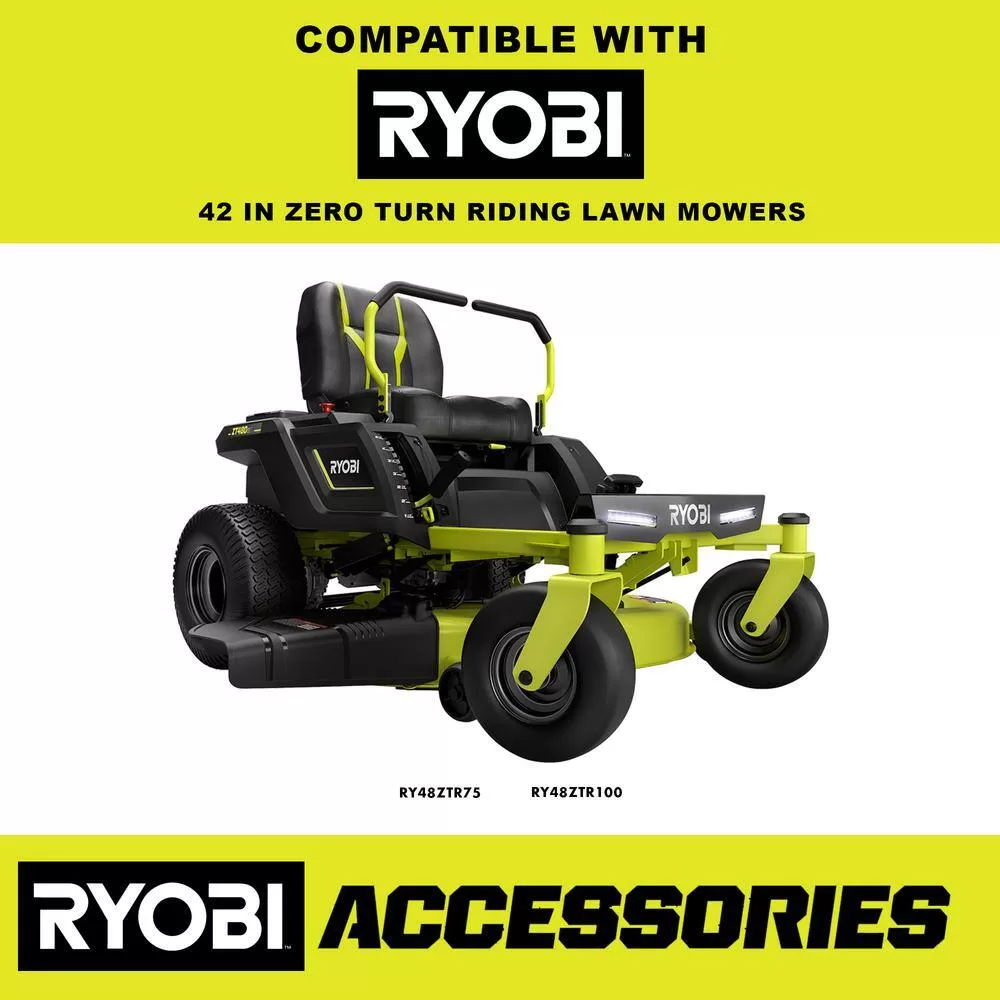 RYOBI ACRM015 Bagger for RYOBI 48V 42 in. Zero Turn Riding Lawn Mowers