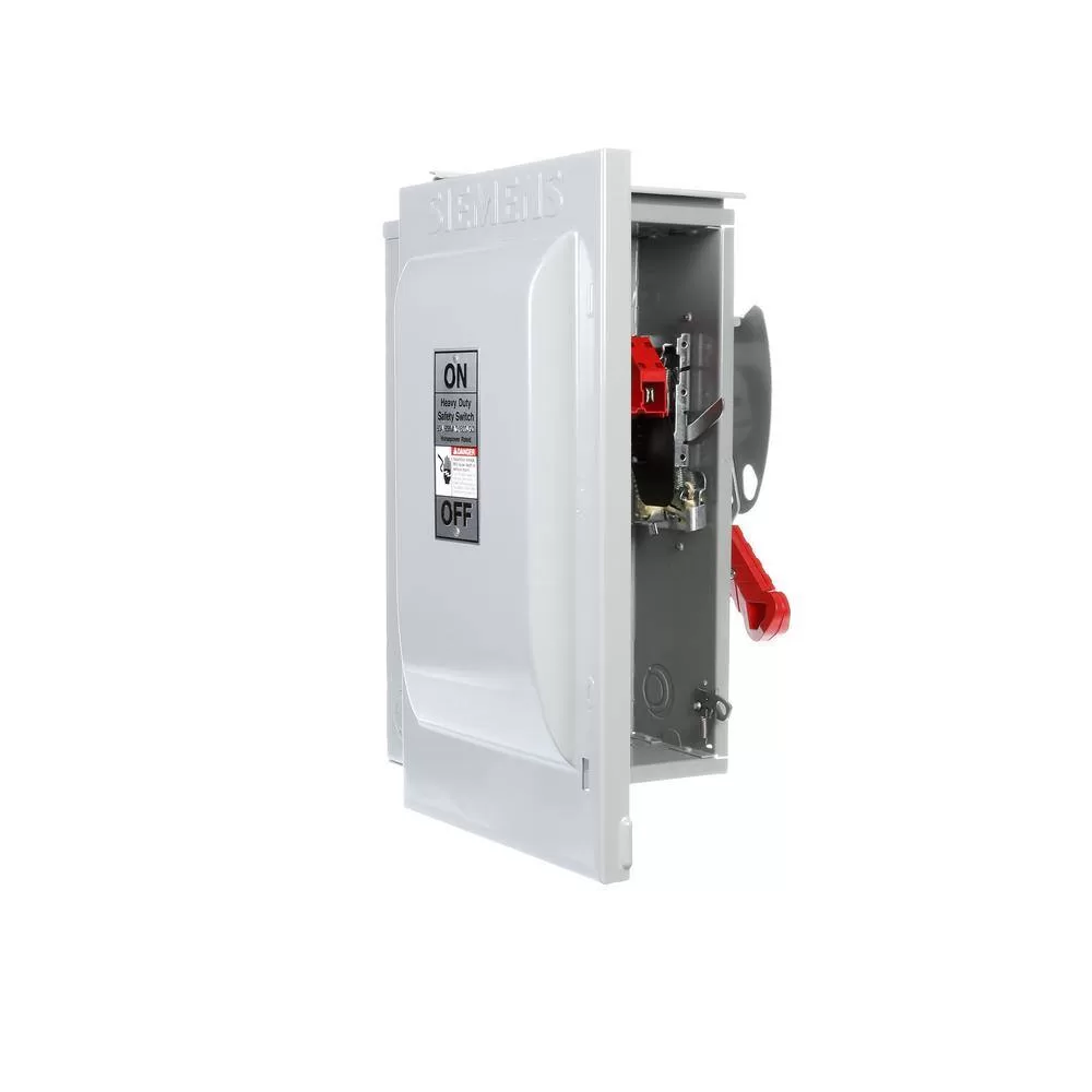Siemens HNF362R Heavy Duty 60 Amp 600-Volt 3-Pole Outdoor Non-Fusible Safety Switch