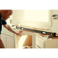 SPEC OPS SPEC-LEVEL48M 48 in. Magnetic Box Beam Level, Tourniquet Bungee System, Aluminum