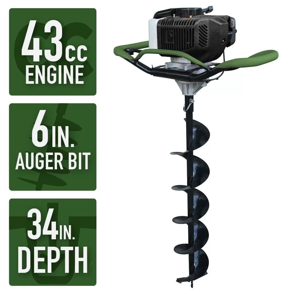 Sportsman 807233 Earth Series 43cc 6 in. Gas Powered Auger