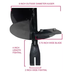 Sportsman 809398 2 Handle 52cc Gas Powered Earth Auger