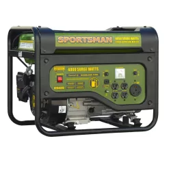 Sportsman 806724 4,000-Watt/3,500-Watt Recoil Start Gasoline Powered Portable Generator