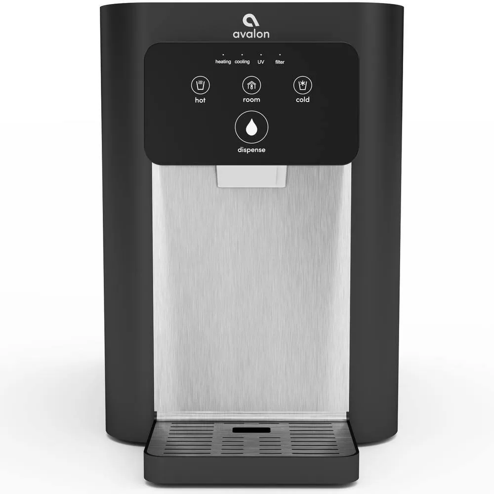 Avalon A9-2 Electric Touch Countertop Bottleless Water Cooler Water Dispenser - 3 Temperatures, UV Cleaning