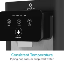 Avalon A9-2 Electric Touch Countertop Bottleless Water Cooler Water Dispenser - 3 Temperatures, UV Cleaning