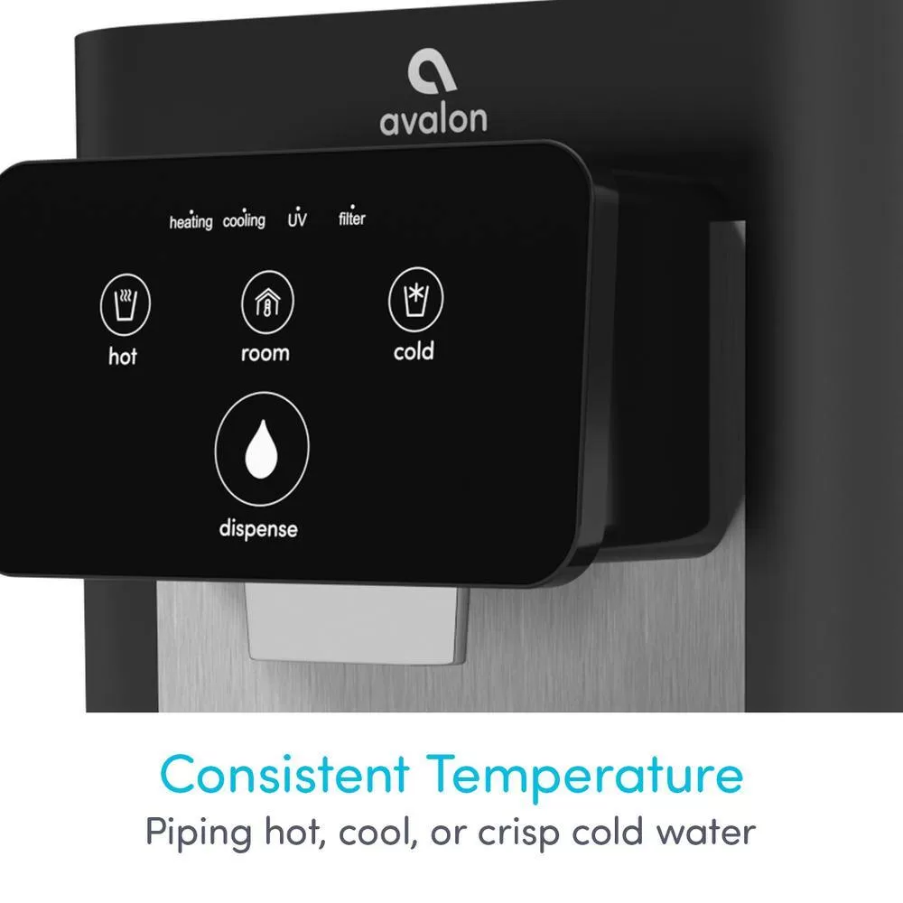 Avalon A9-2 Electric Touch Countertop Bottleless Water Cooler Water Dispenser - 3 Temperatures, UV Cleaning