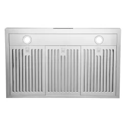 Cosmo COS-KS6U36 36 in. 500 CFM Ducted Under Cabinet Range Hood with Digital Touch Display and LED Lights in Stainless Steel